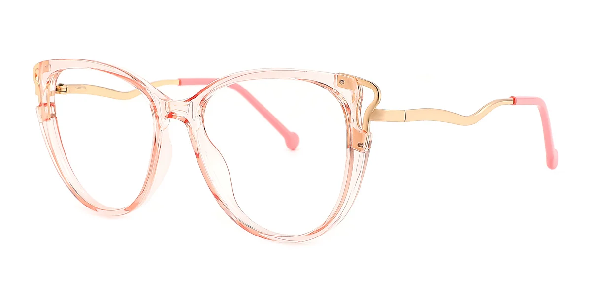 Pink Cateye Gorgeous Spring Hinges Eyeglasses | WhereLight