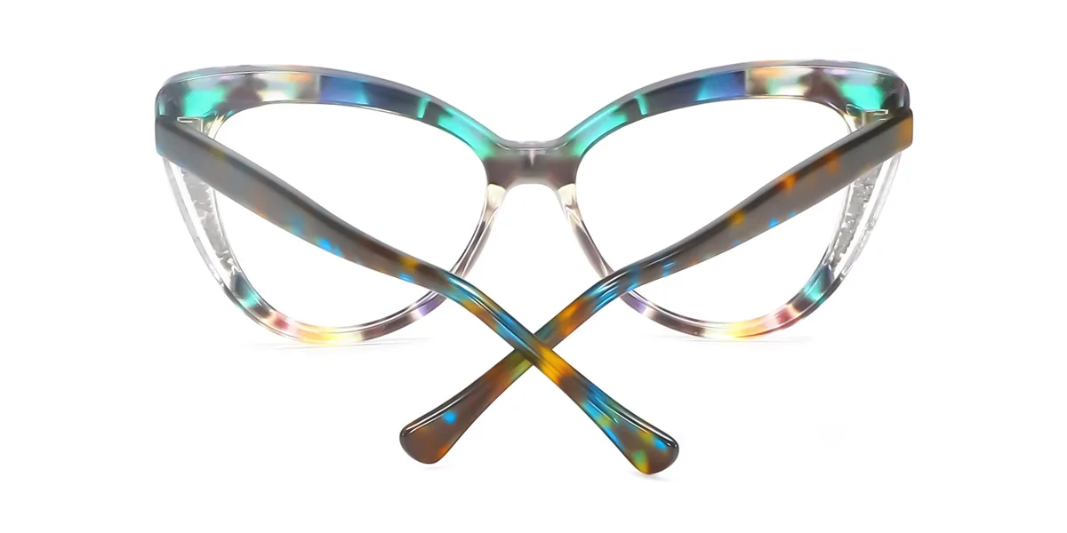 Floral Cateye Gorgeous Spring Hinges Eyeglasses | WhereLight