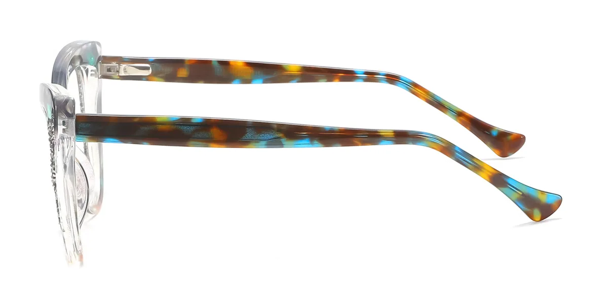 Floral Cateye Gorgeous Spring Hinges Eyeglasses | WhereLight