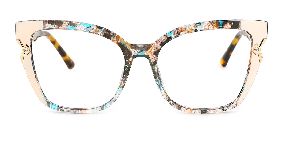 Floral Cateye Unique  Eyeglasses | WhereLight