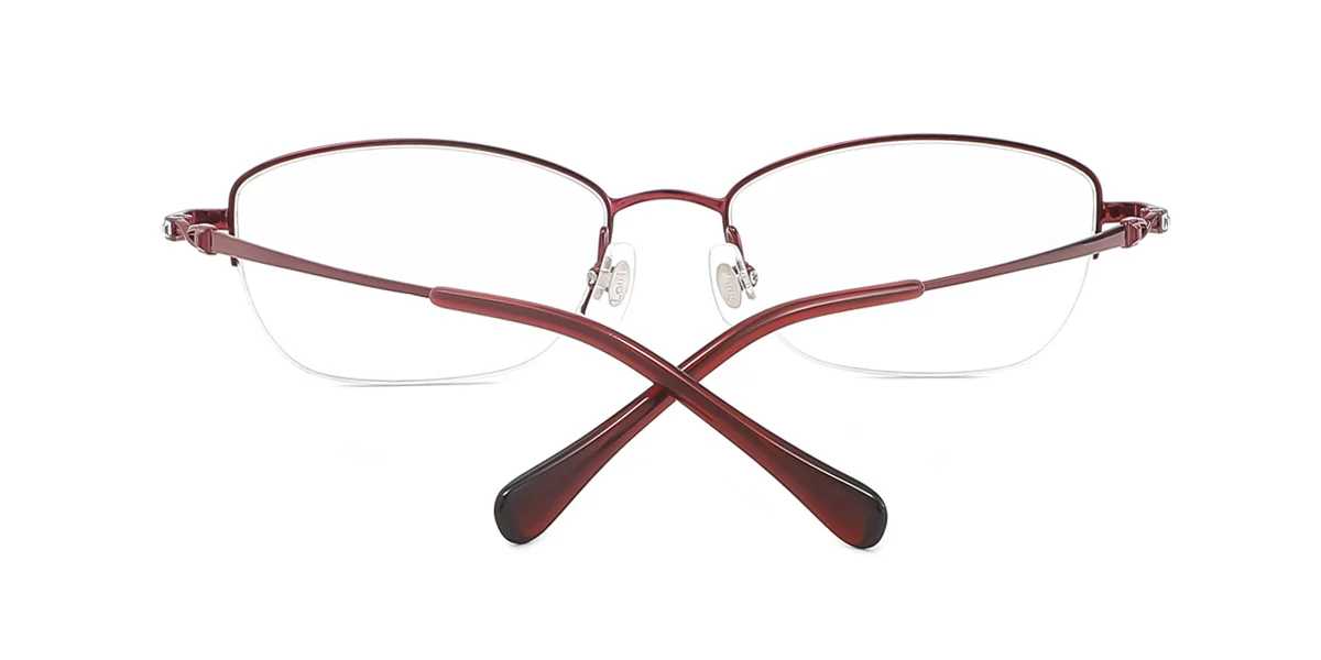 Red Oval Gorgeous  Eyeglasses | WhereLight