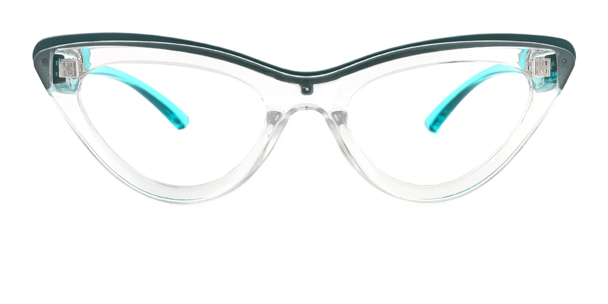 Clear Cateye Retro Unique Gorgeous Custom Engraving Eyeglasses | WhereLight