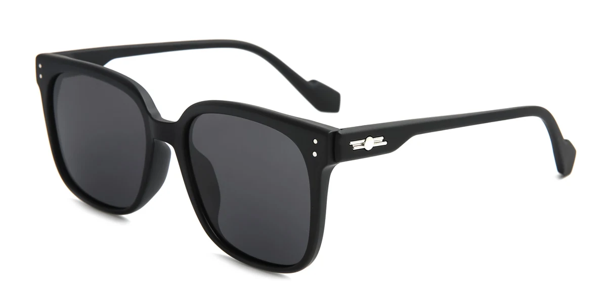 Black Rectangle Gorgeous Custom Engraving Sunglasses | WhereLight