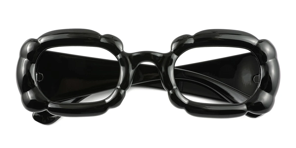 Black Oval Unique Gorgeous  Eyeglasses | WhereLight