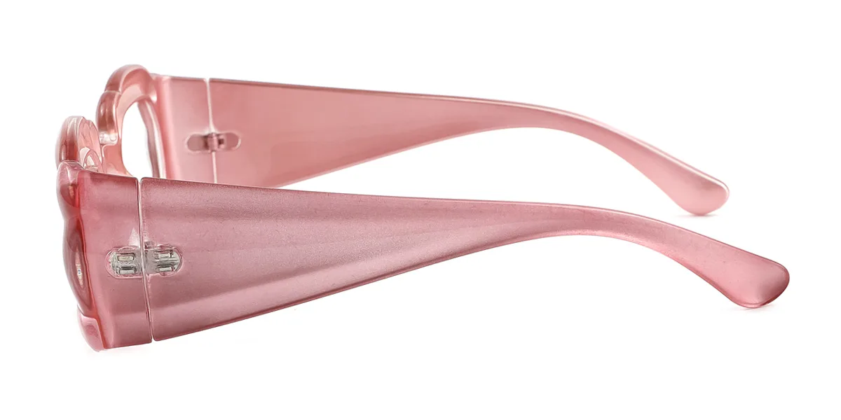 Pink Oval Unique Gorgeous  Eyeglasses | WhereLight