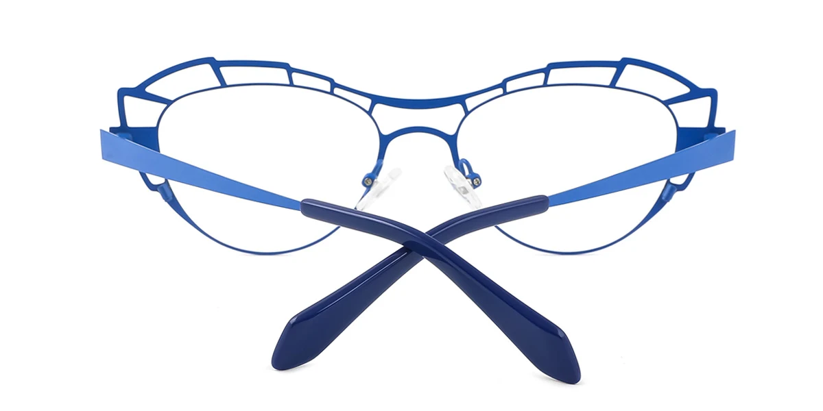 Blue Cateye Unique Gorgeous Super Light Eyeglasses | WhereLight