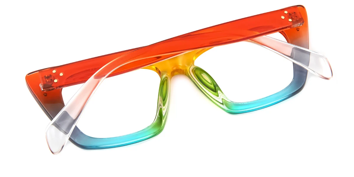 Multicolor Cateye Unique Gorgeous Custom Engraving Eyeglasses | WhereLight