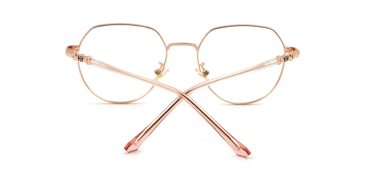 Other Oval Irregular Simple Classic Retro Super Light Eyeglasses | WhereLight