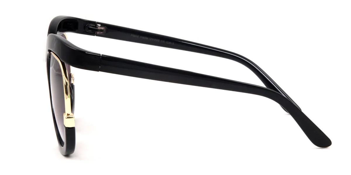 Black Round Unique Custom Engraving Sunglasses | WhereLight