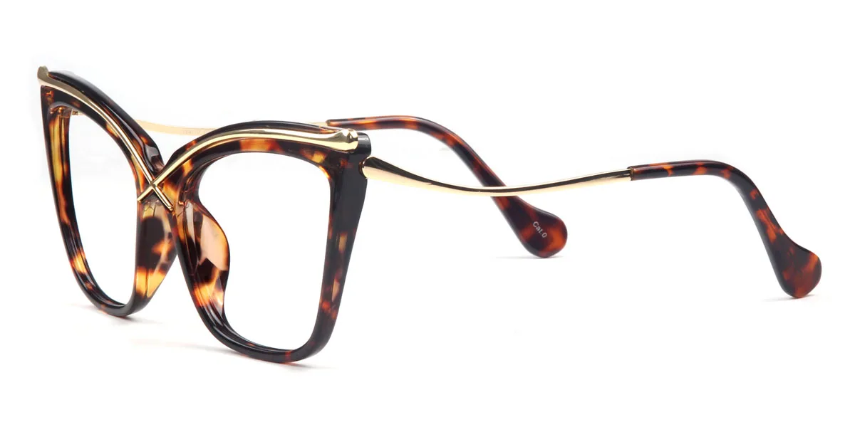 Tortoiseshell Cateye Unique  Eyeglasses | WhereLight