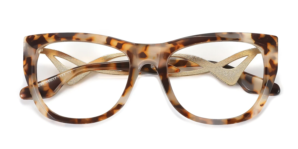 Tortoiseshell Cateye Unique  Eyeglasses | WhereLight