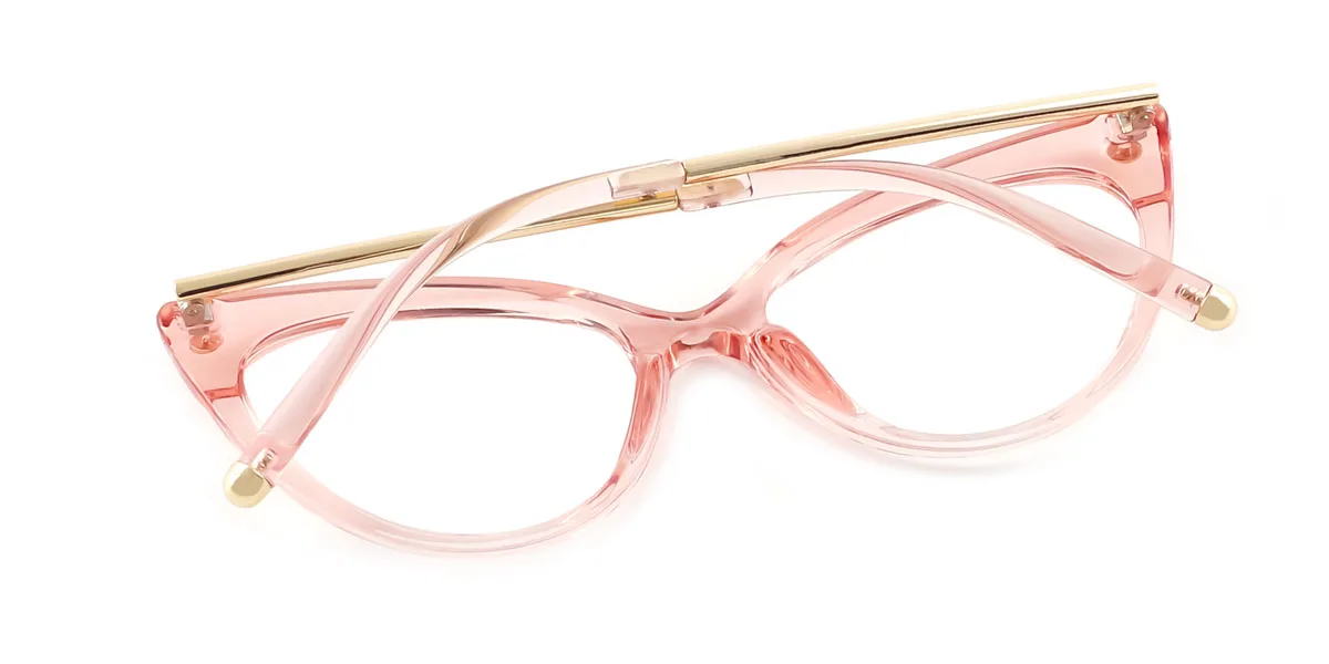 Pink Cateye Unique  Eyeglasses | WhereLight