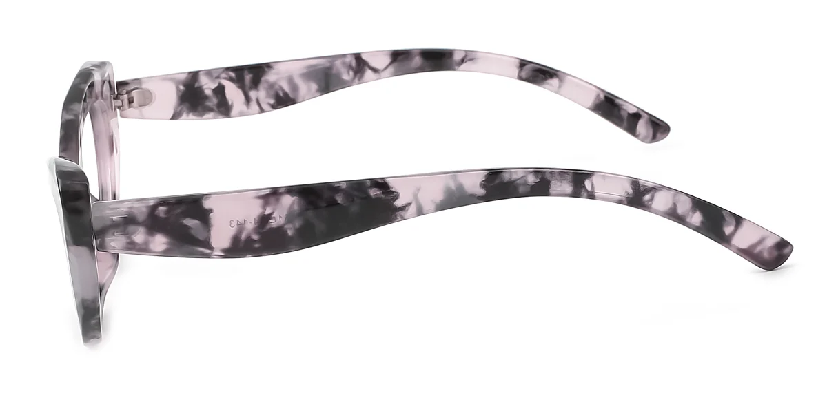 Purple Cateye Oval Gorgeous Custom Engraving Eyeglasses | WhereLight