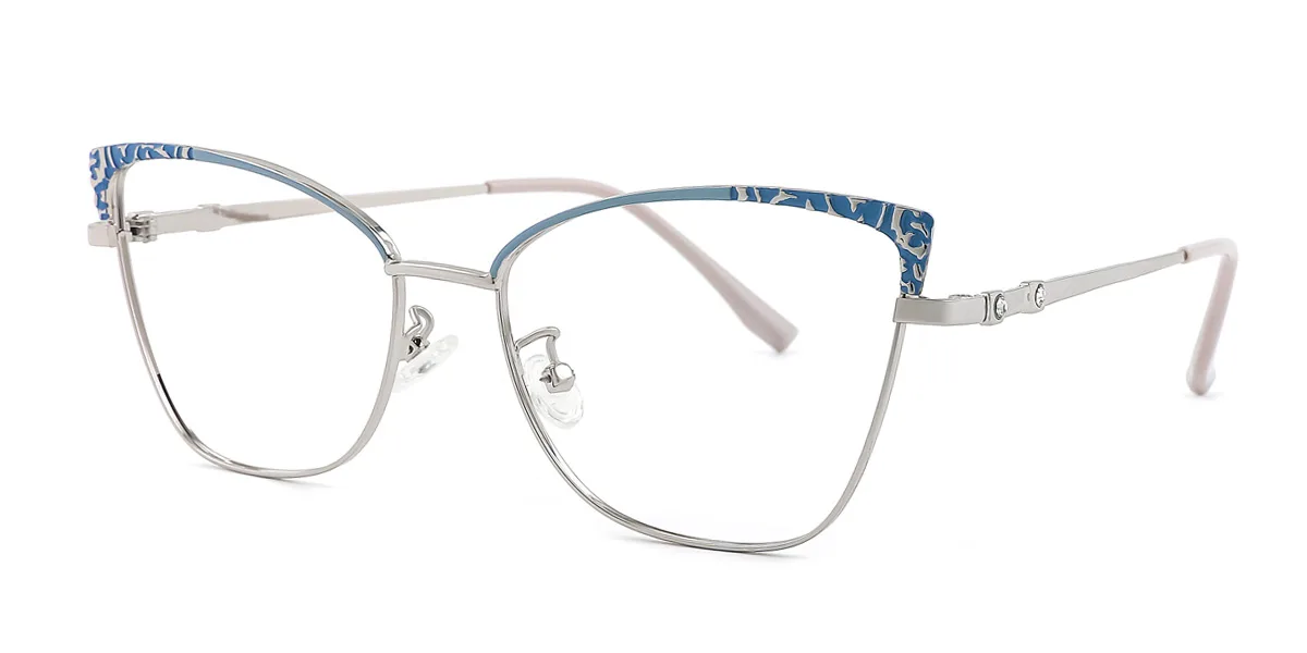 Blue Cateye Gorgeous  Eyeglasses | WhereLight