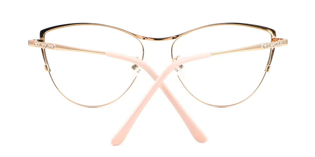 Pink Cateye Simple Classic  Eyeglasses | WhereLight