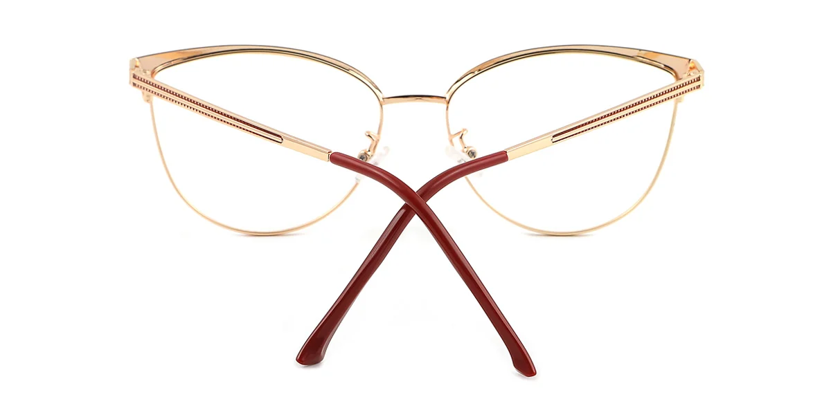 Red Cateye Unique Gorgeous  Eyeglasses | WhereLight