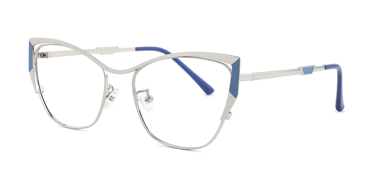 Blue Cateye Unique Gorgeous  Eyeglasses | WhereLight