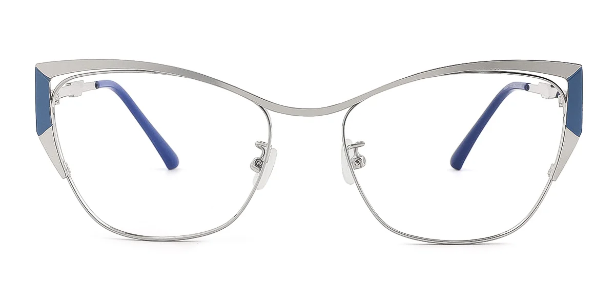 Blue Cateye Unique Gorgeous  Eyeglasses | WhereLight