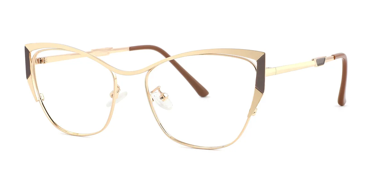 Brown Cateye Unique Gorgeous  Eyeglasses | WhereLight