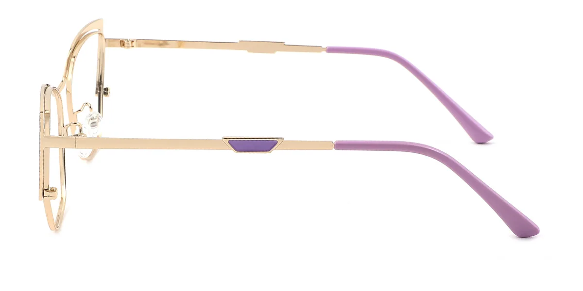 Purple Cateye Unique Gorgeous  Eyeglasses | WhereLight
