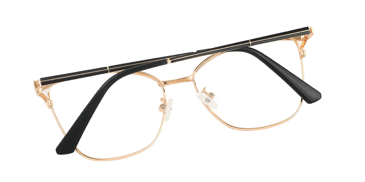 Black Cateye Simple Classic Rhinestone  Eyeglasses | WhereLight