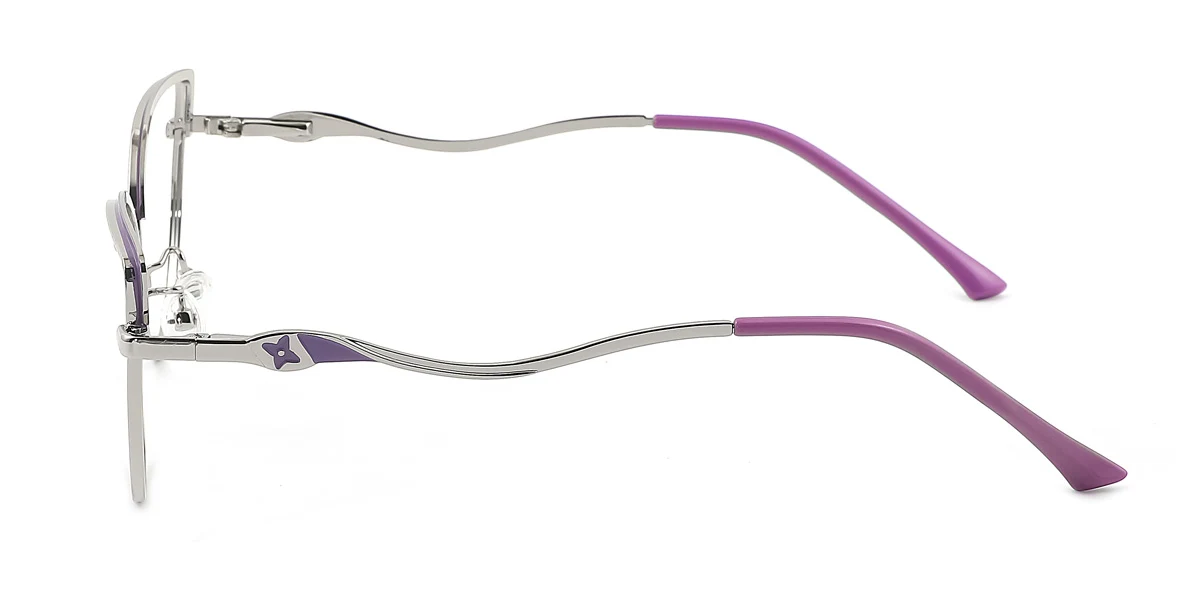 Purple Cateye Unique Gorgeous Spring Hinges Eyeglasses | WhereLight