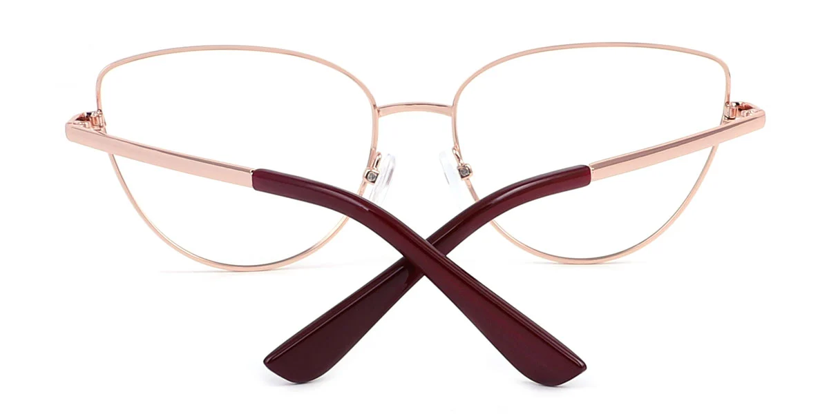 Brown Cateye Unique  Eyeglasses | WhereLight