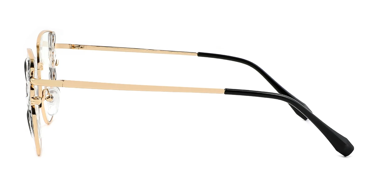 Black Butterfly Simple Classic Retro Spring Hinges Custom Engraving Eyeglasses | WhereLight