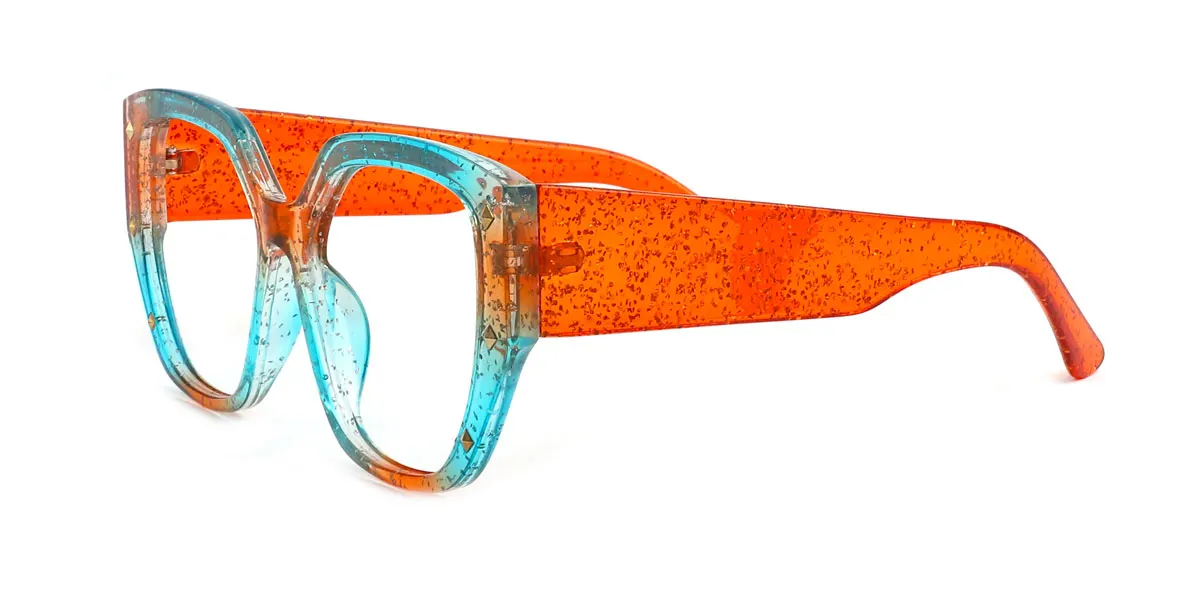 Multicolor Geometric Unique Custom Engraving Eyeglasses | WhereLight