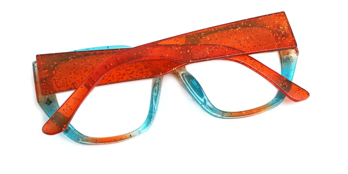 Multicolor Geometric Unique Custom Engraving Eyeglasses | WhereLight