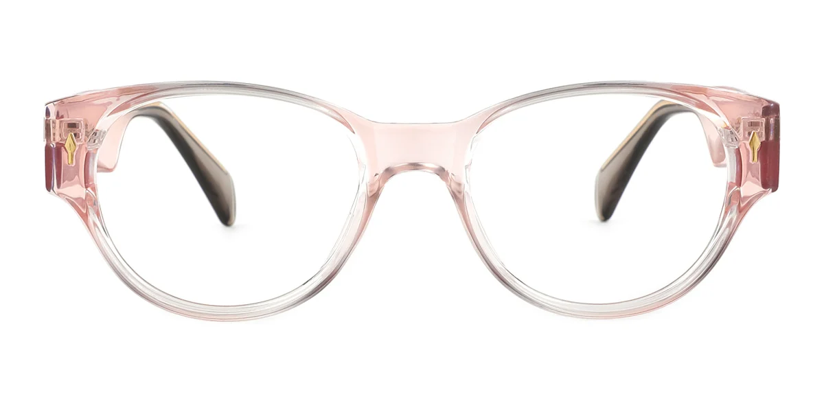 Pink Oval Gorgeous  Eyeglasses | WhereLight