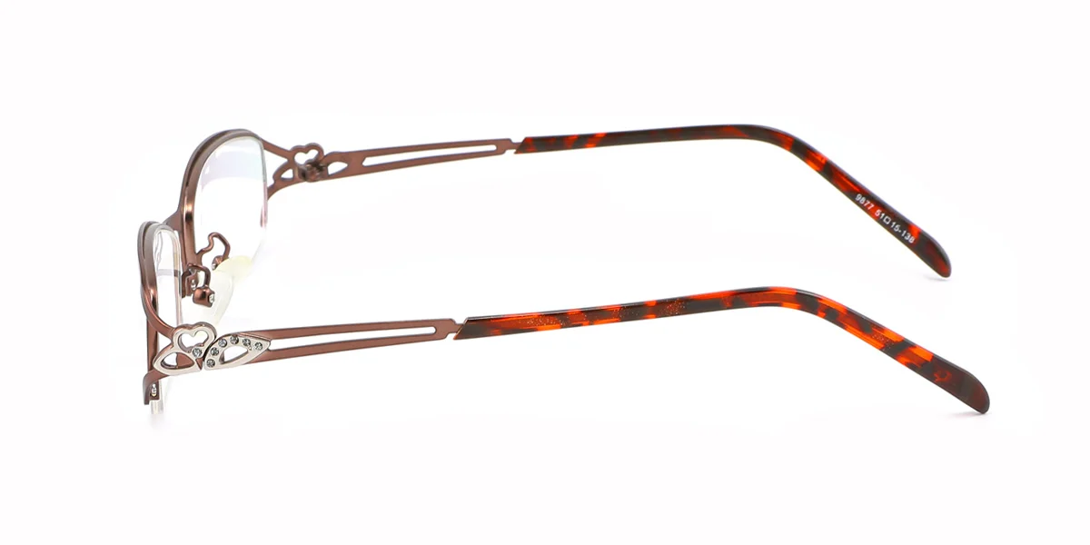 Brown Oval Gorgeous  Eyeglasses | WhereLight