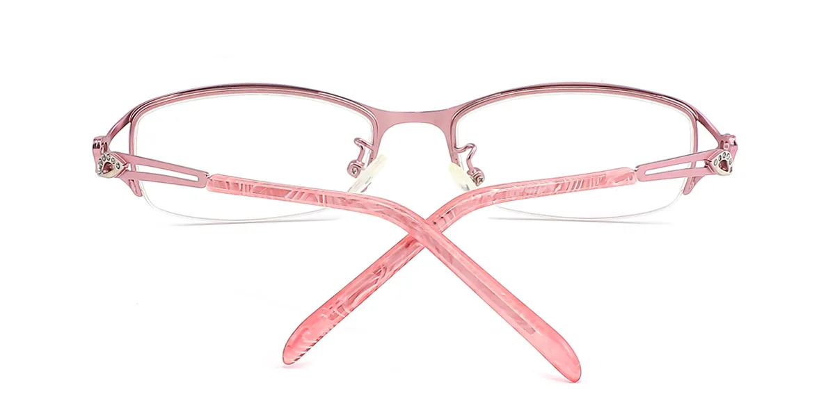 Pink Oval Gorgeous  Eyeglasses | WhereLight