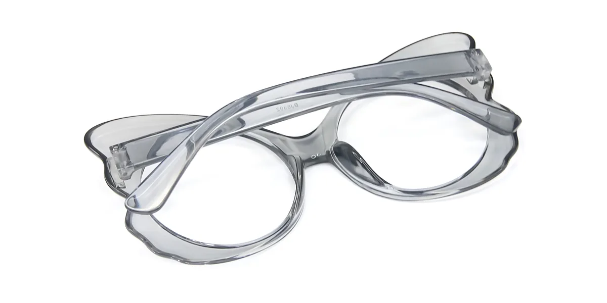 Grey Butterfly Unique Gorgeous Custom Engraving Eyeglasses | WhereLight