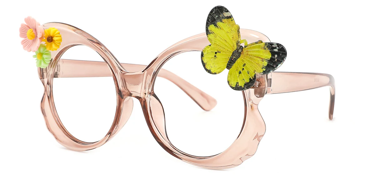 Brown Butterfly Unique Gorgeous  Eyeglasses | WhereLight