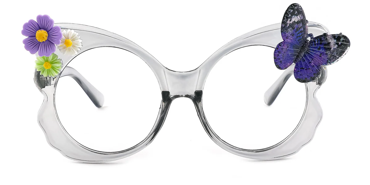 Grey Butterfly Unique Gorgeous  Eyeglasses | WhereLight