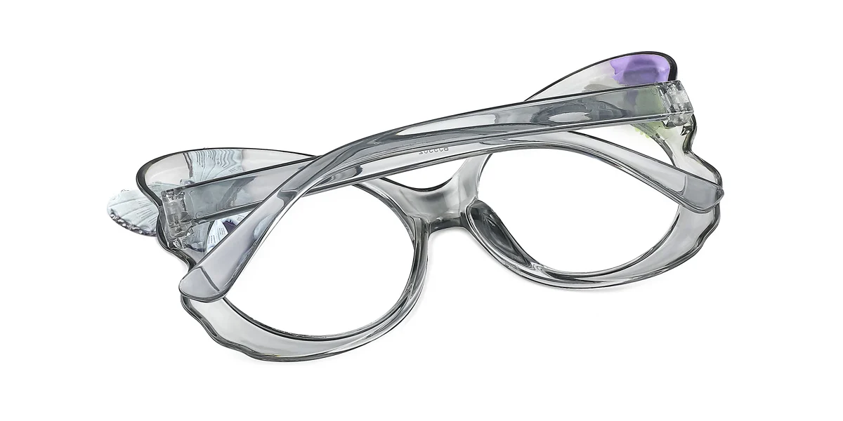 Grey Butterfly Unique Gorgeous  Eyeglasses | WhereLight