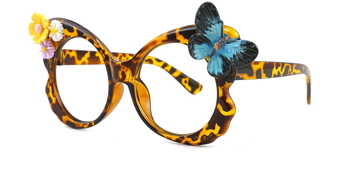 Tortoiseshell Butterfly Unique Gorgeous  Eyeglasses | WhereLight