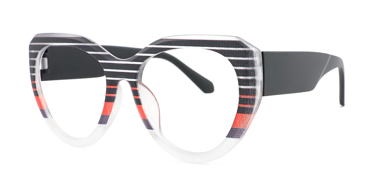 Black Round Unique Gorgeous Custom Engraving Eyeglasses | WhereLight
