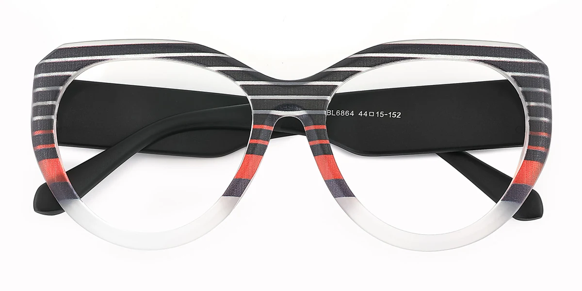 Black Round Unique Gorgeous Custom Engraving Eyeglasses | WhereLight