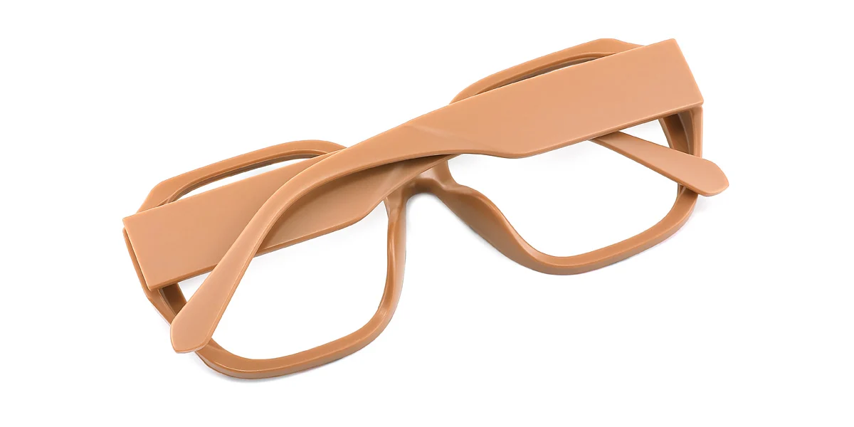 Brown Geometric Gorgeous  Eyeglasses | WhereLight