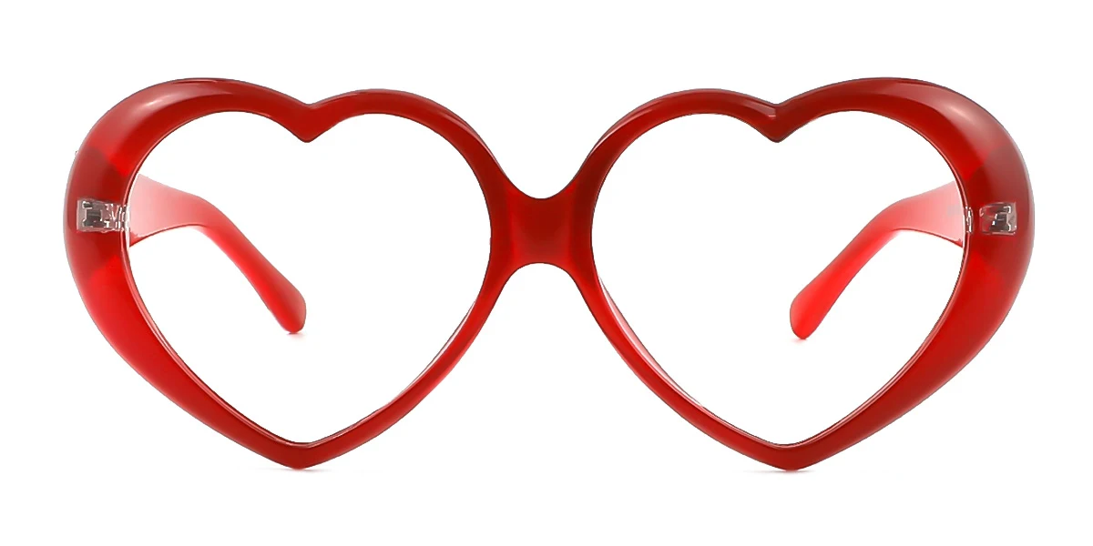 Red Heart Retro Unique Gorgeous Custom Engraving Eyeglasses | WhereLight