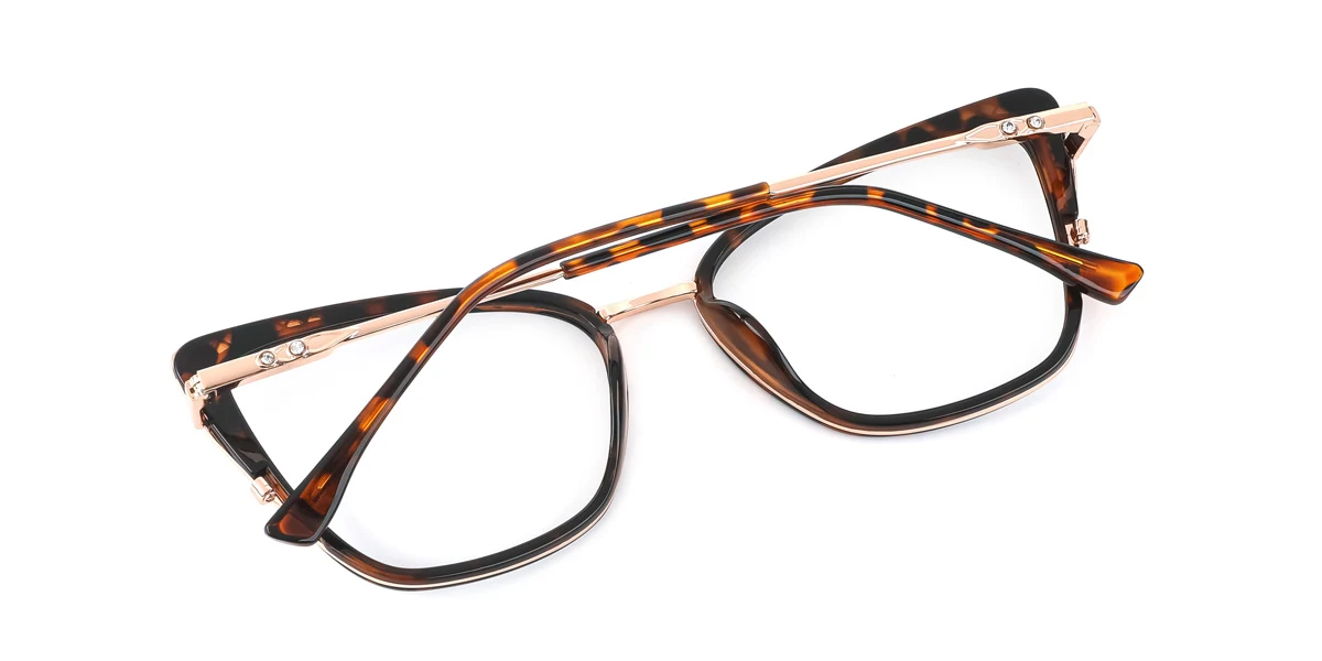 Tortoiseshell Cateye Gorgeous Spring Hinges Eyeglasses | WhereLight