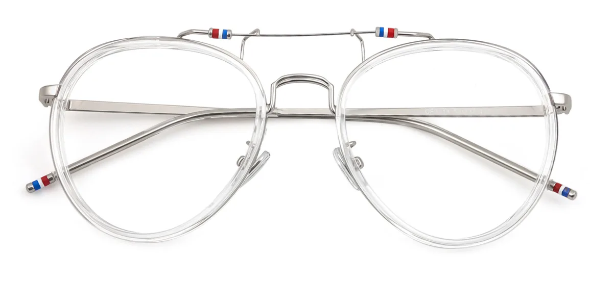Clear Aviator Unique  Eyeglasses | WhereLight
