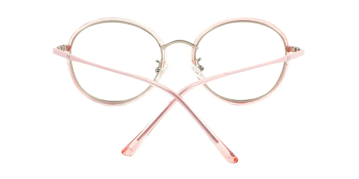 Pink Round Oval Gorgeous  Eyeglasses | WhereLight