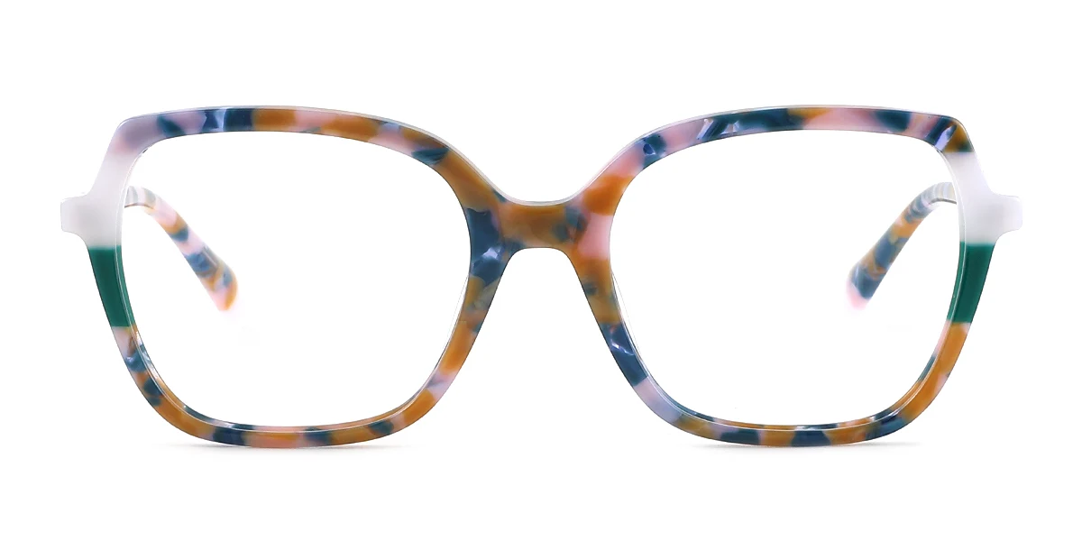Other Geometric Classic Retro Spring Hinges Eyeglasses | WhereLight