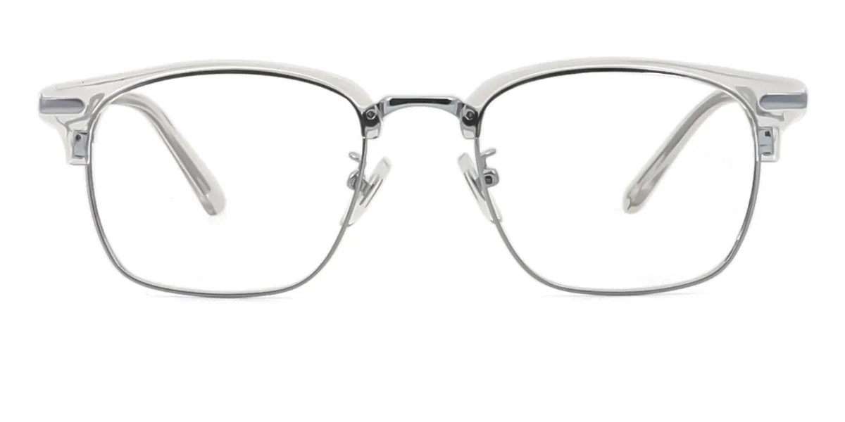 Clear Rectangle Simple Classic Retro Business Eyeglasses