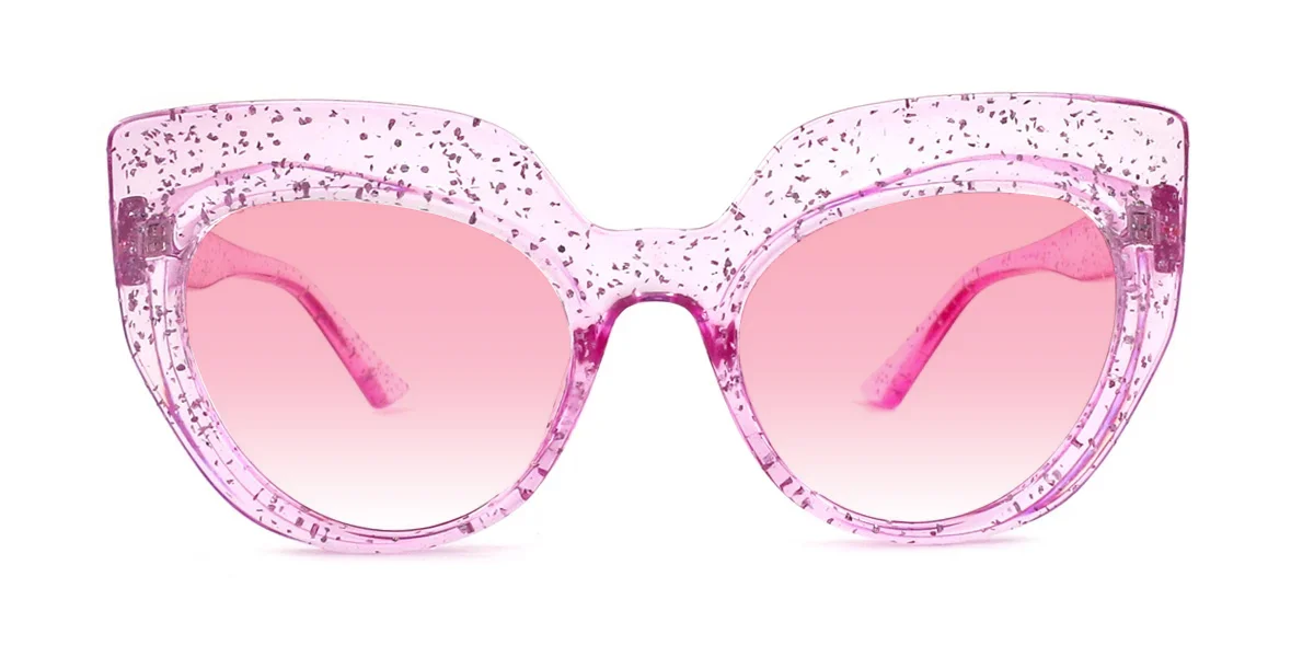 Pink Cateye Unique Custom Engraving Eyeglasses | WhereLight