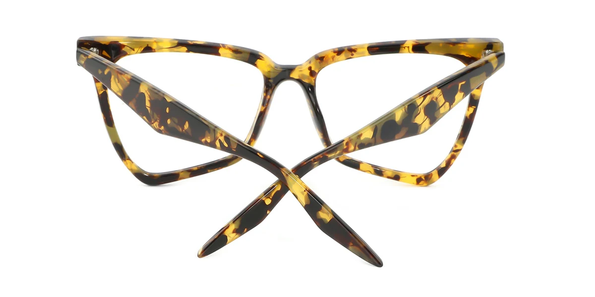 Tortoiseshell Butterfly Unique Custom Engraving Eyeglasses | WhereLight