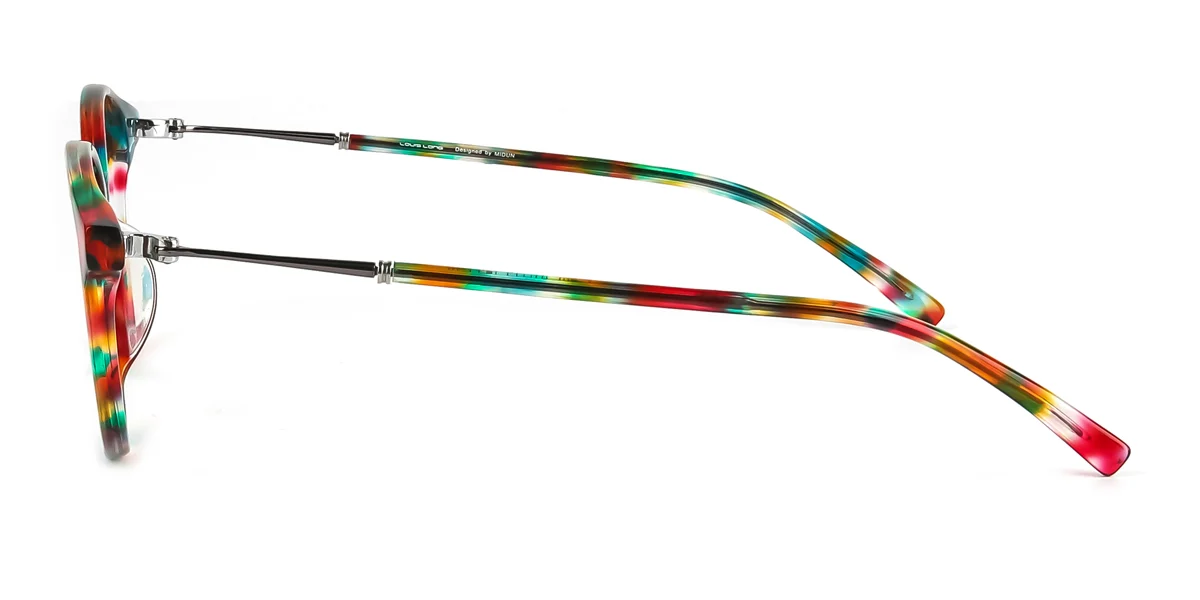 Multicolor Round Unique  Eyeglasses | WhereLight